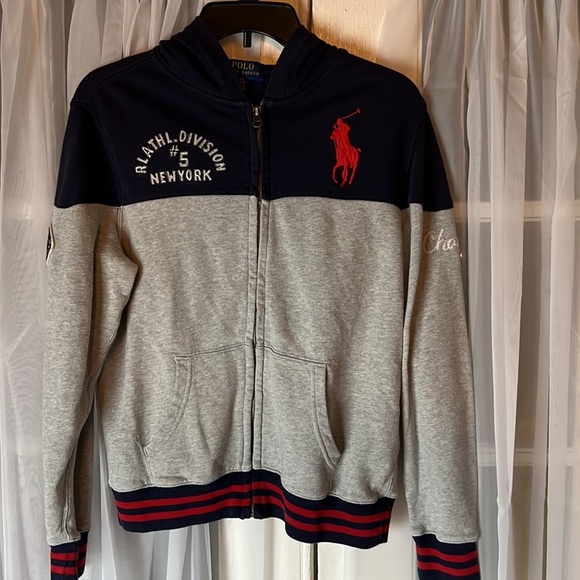 Polo Ralph Lauren Big Pony Full Zip Jacket Boys Large 14-16 - Picture 7 of 9